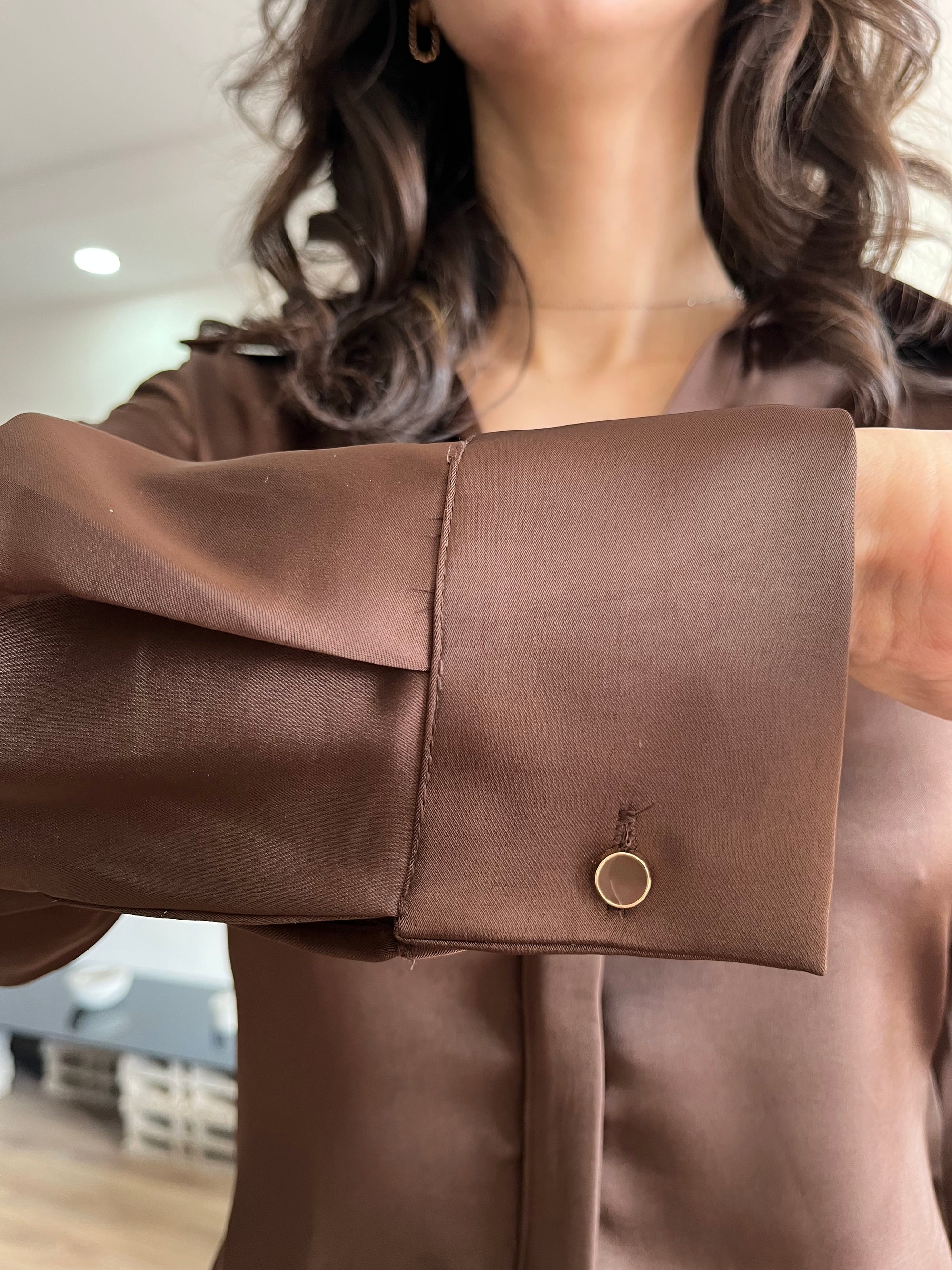 Saten gömlek (acı kahve )