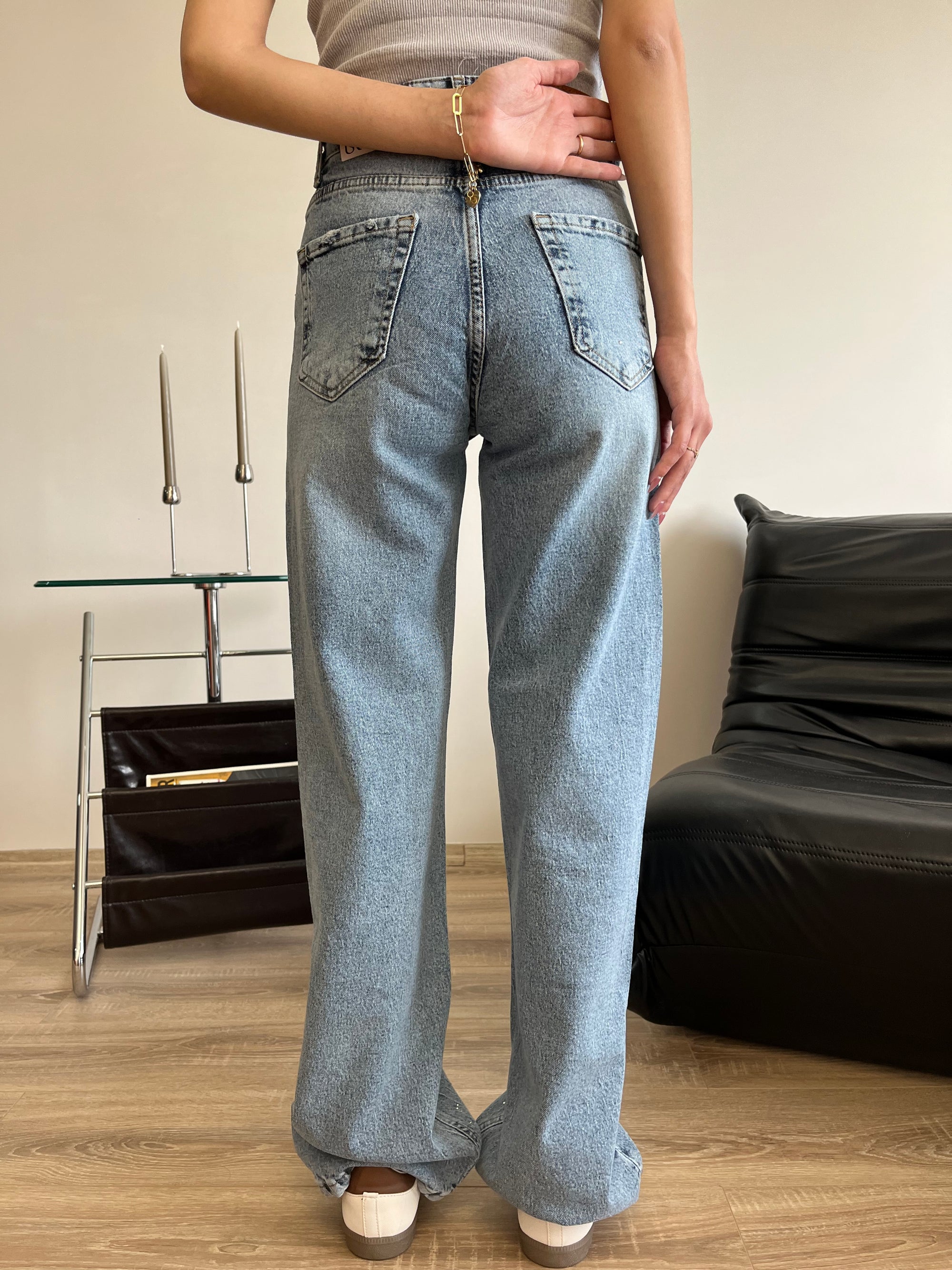 Taşlı Premium Jeans