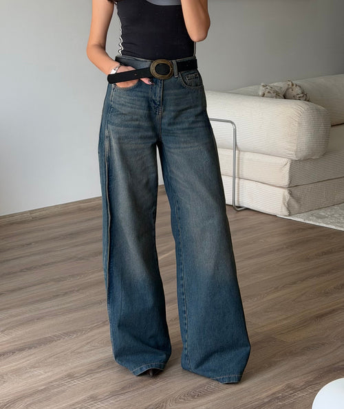 Yan Parça Detaylı Tasarım Jeans