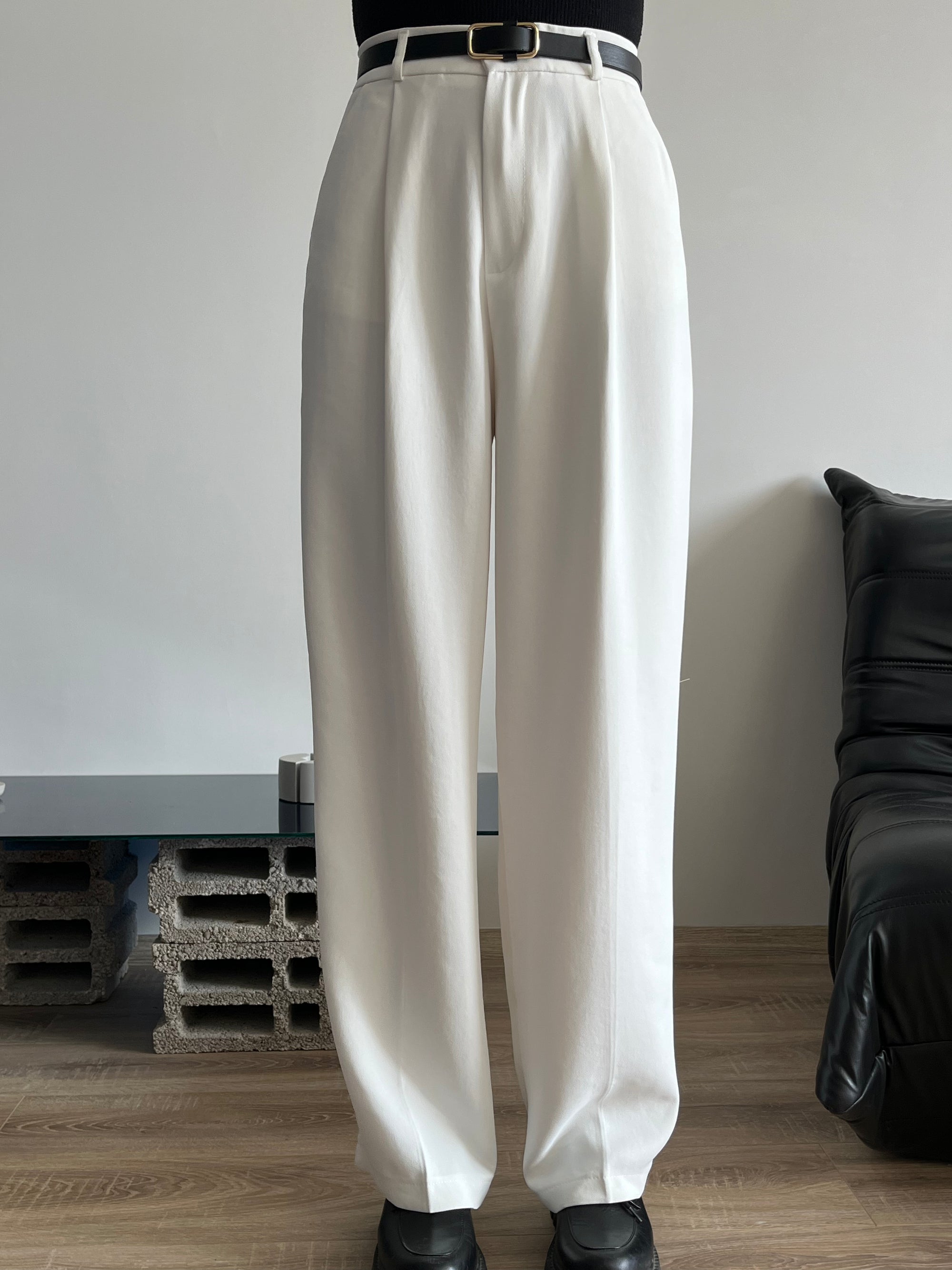 Kumaş Pantolon (Beyaz)