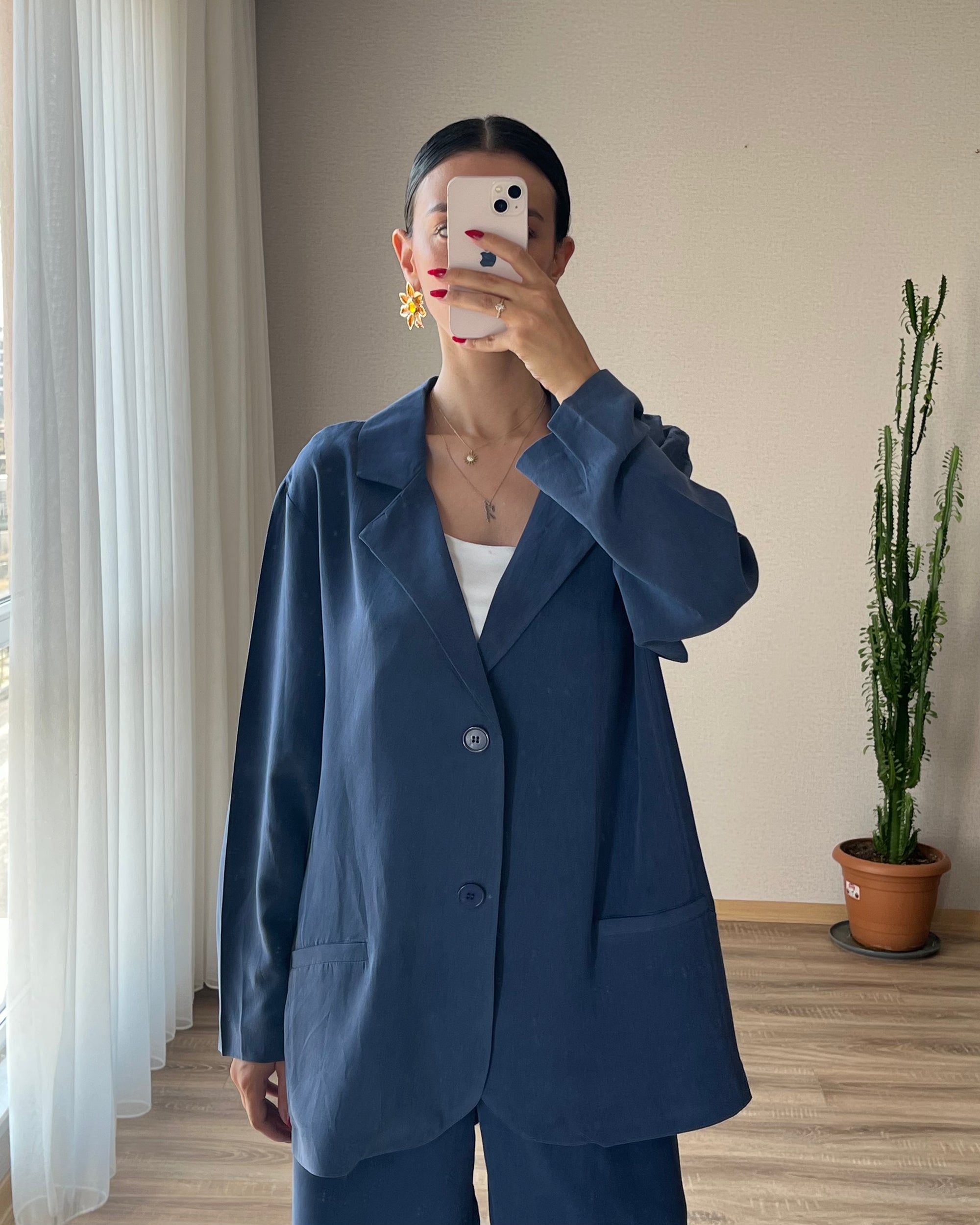 Blazer Takım (Lacivert)