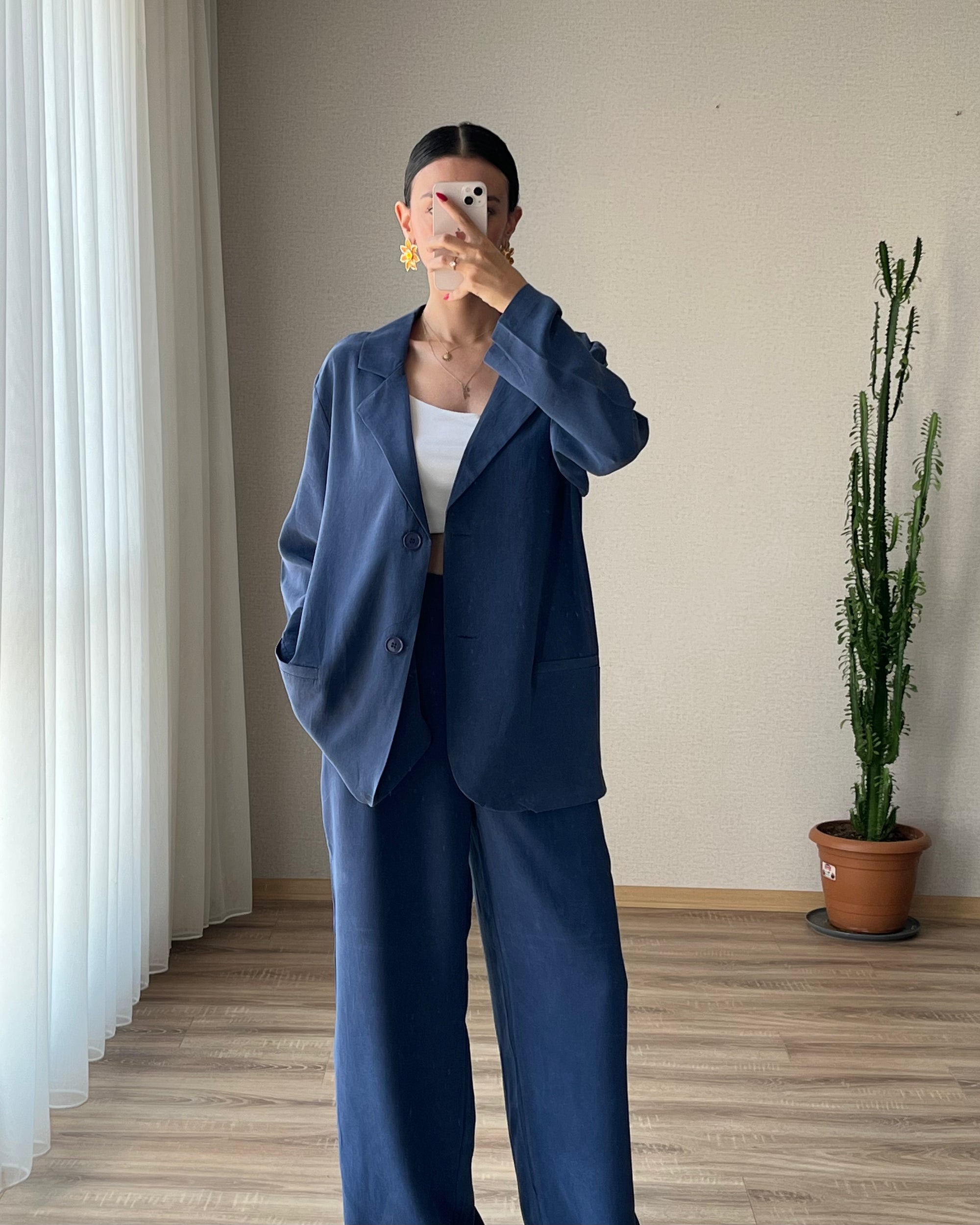 Blazer Takım (Lacivert)